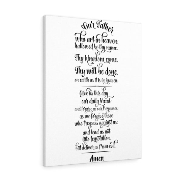 Scripture Canvas Our Father Christian Meaningful Framed Prints, Canvas Paintings - Image 2