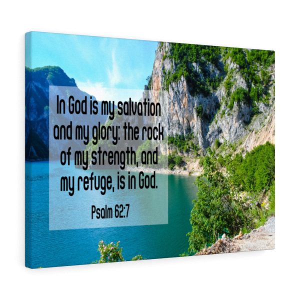 Scripture Canvas In God is My Salvation Psalm 62:7 Christian Bible Verse Meaningful Framed Prints, Canvas Paintings - Image 6