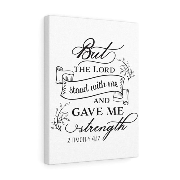 Scripture Canvas Gave Me Strength 2 Timothy 4:17 Christian Bible Verse Meaningful Framed Prints, Canvas Paintings - Image 5