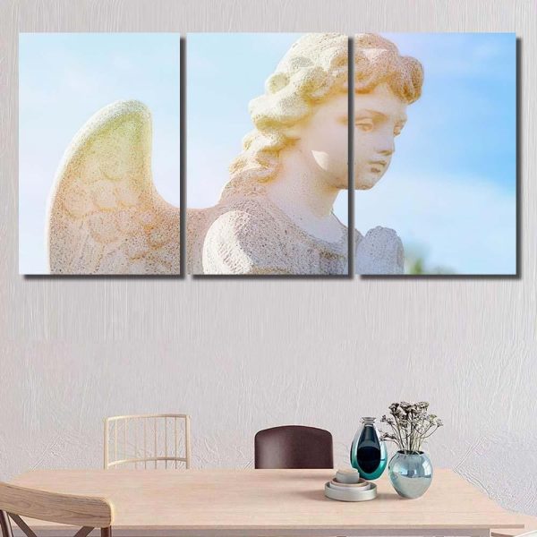 Nice Angel Sunlight Religion Christianity Faith Christian Premium Multi Canvas Prints, Multi Piece Panel Canvas Luxury Gallery Wall Fine Art Print - Image 6