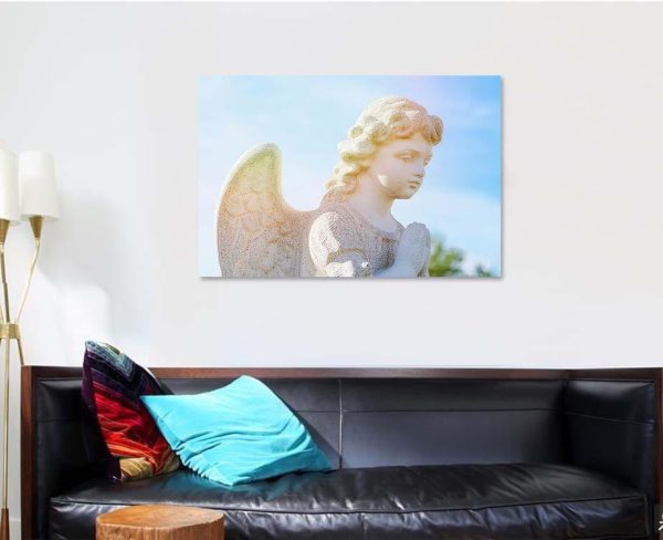 Nice Angel Sunlight Religion Christianity Faith Christian Premium Multi Canvas Prints, Multi Piece Panel Canvas Luxury Gallery Wall Fine Art Print - Image 4