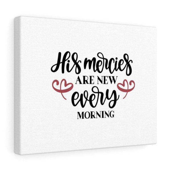 Scripture Canvas His Mercies Are New Every Morning Christian Bible Verse Meaningful Framed Prints, Canvas Paintings - Image 4