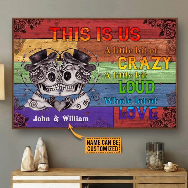 here Gifts Personalized Pride This Is Us Canvas Home Decor