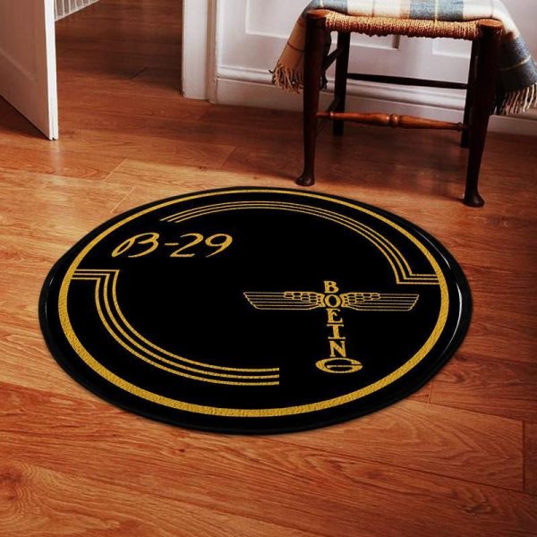 Boeing B29 Round Mat Round Floor Mat Room Rugs Carpet Outdoor Rug Washable Rugs - Image 2