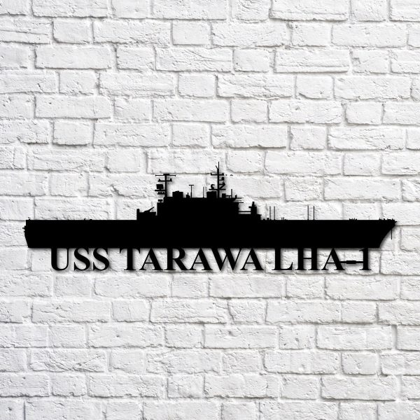 Uss Tarawa Lha1 Navy Ship Metal Art, Gift For Navy Veteran, Navy Ships