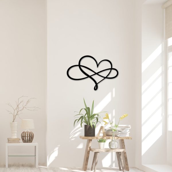 Modern Heart Infinity Sign Love Decor Wedding Gift Infinity Love Symbo