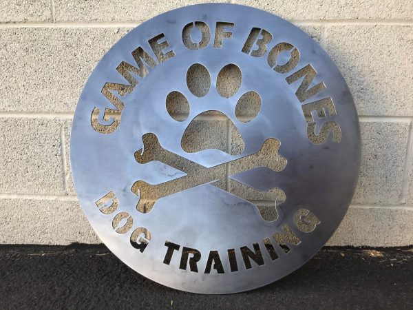 Custom Dog Sign Dog Sign Metal Personalized Dog Sign Metal Dog Sign Gi