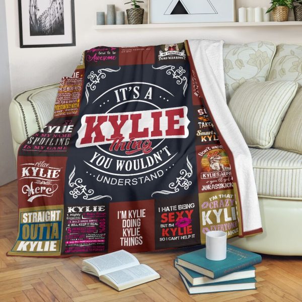 Kylie Things You Wouldn't Understand Fleece Blanket Customized Name Fl