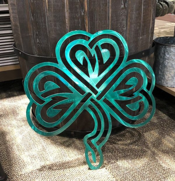 Celtic Shamrock Wreath Front Door Wreath Holiday Wall Decor Outdoor Fo