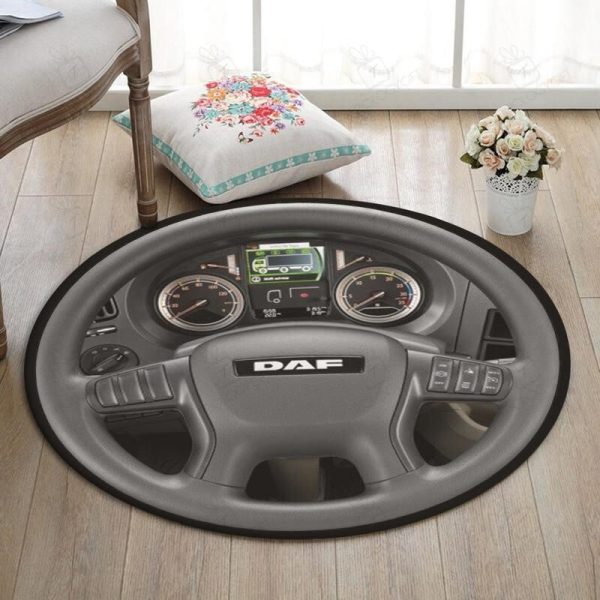 Daf Living Room Round Mat Circle Rug Daf Truck