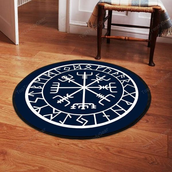 Viking Living Room Round Mat Circle Rug - Image 2