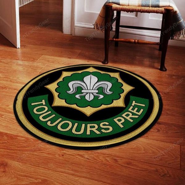 2Nd Cavalry Regiment Round Mat Round Floor Mat Room Rugs Carpet Outdoor Rug Washable Rugs - Image 2