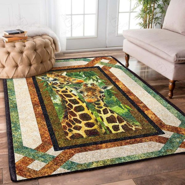 Giraffe Rectangle Rug Decor Area Rugs For Living Room Bedroom Kitchen Rugs Home Carpet Flooring Rs014415 Print