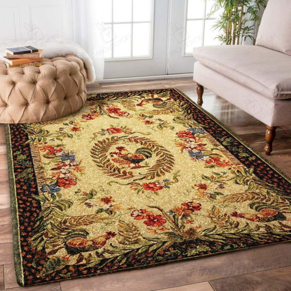 Rooster Rectangle Area Rugs Carpet For Living Room, Bedroom, Kitchen Rugs, Non-Slip Carpet Rp124658 Print